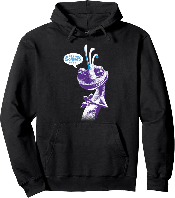 Disney Pixar Monsters University Randall Are You Scared Text Pullover Hoodie