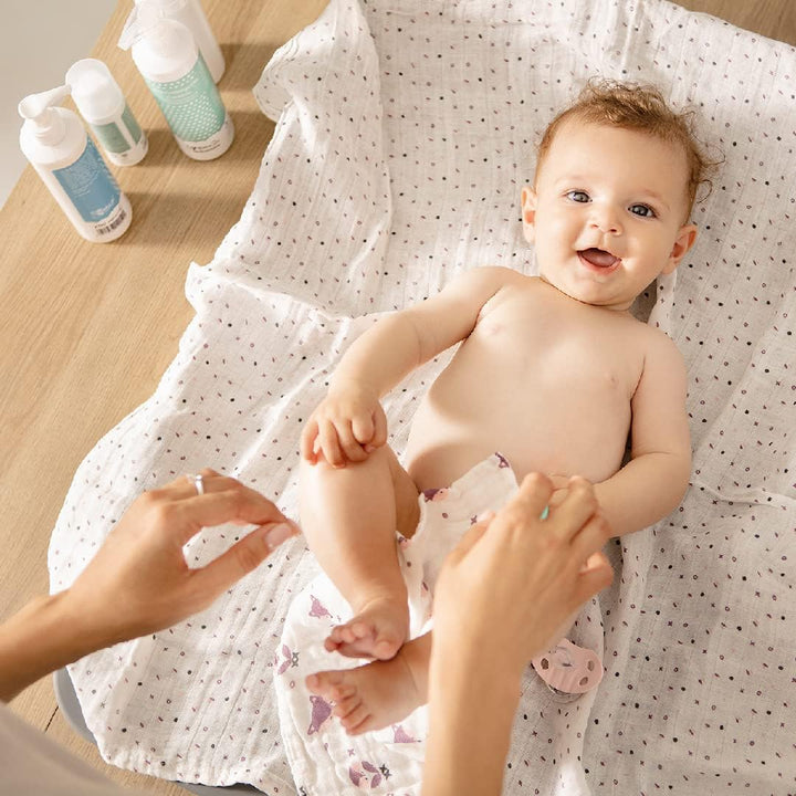 KOALA BABYCARE - Neugeborenes Musselin 80x80 cm - Packung mit 3 Stück - Neugeborenen-Baumwolldecke -