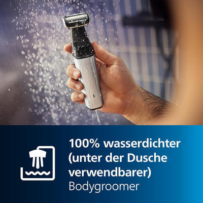 Philips Bodygroom Series 5000, wasserfester Trimmer für Intimbereich und Körper, gründliche und ange