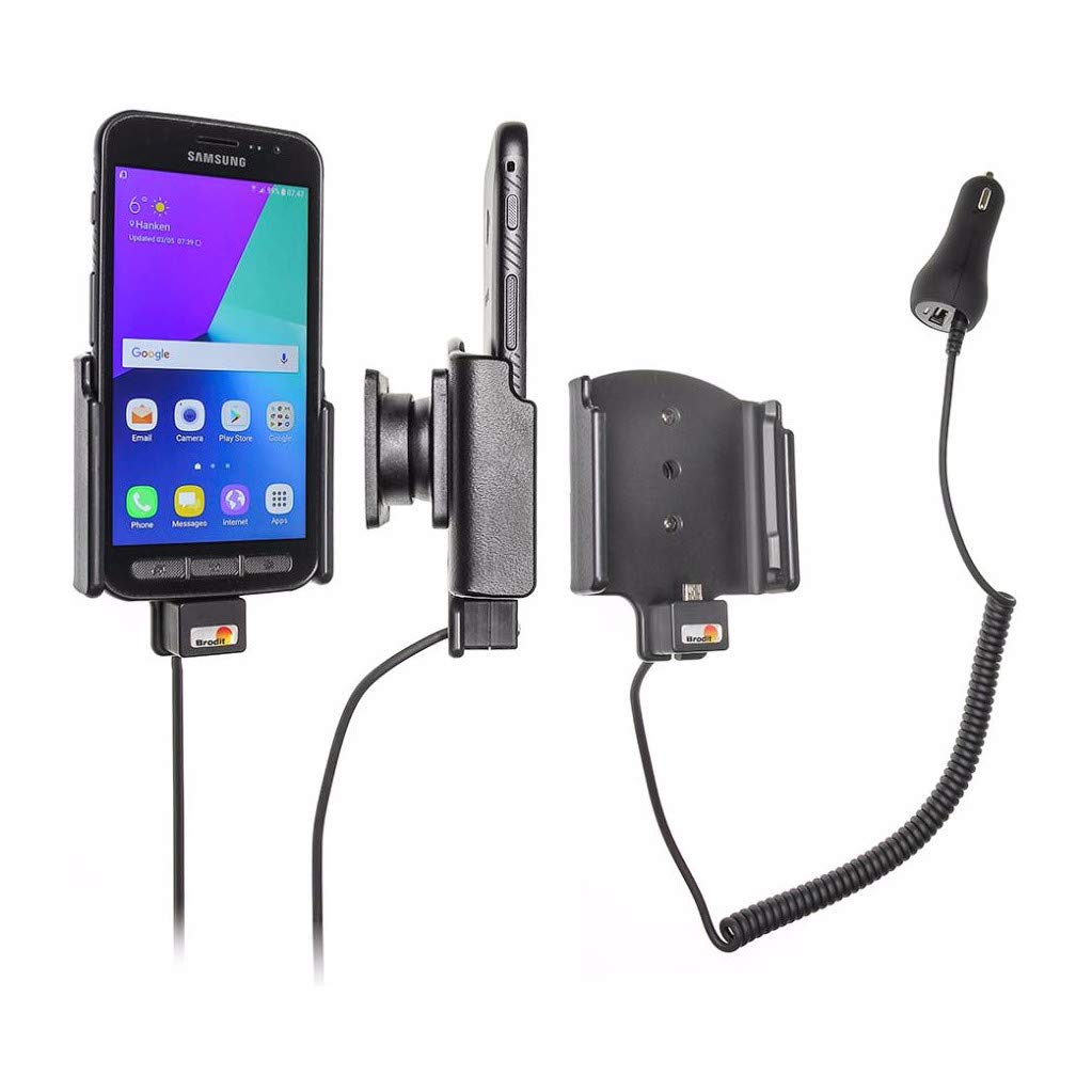 Brodit Gerätehalter 512958 | Made IN Sweden | mit Ladefunktion für Smartphones - Samsung Galaxy Xcov