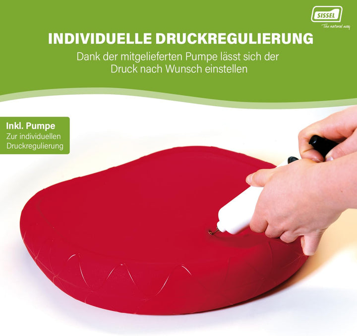 SISSEL SITFIT Plus, Luftgefülltes Sitzkissen, Balance und Sitzhaltung , Ø 37 cm, schwarz Schwarz Sin
