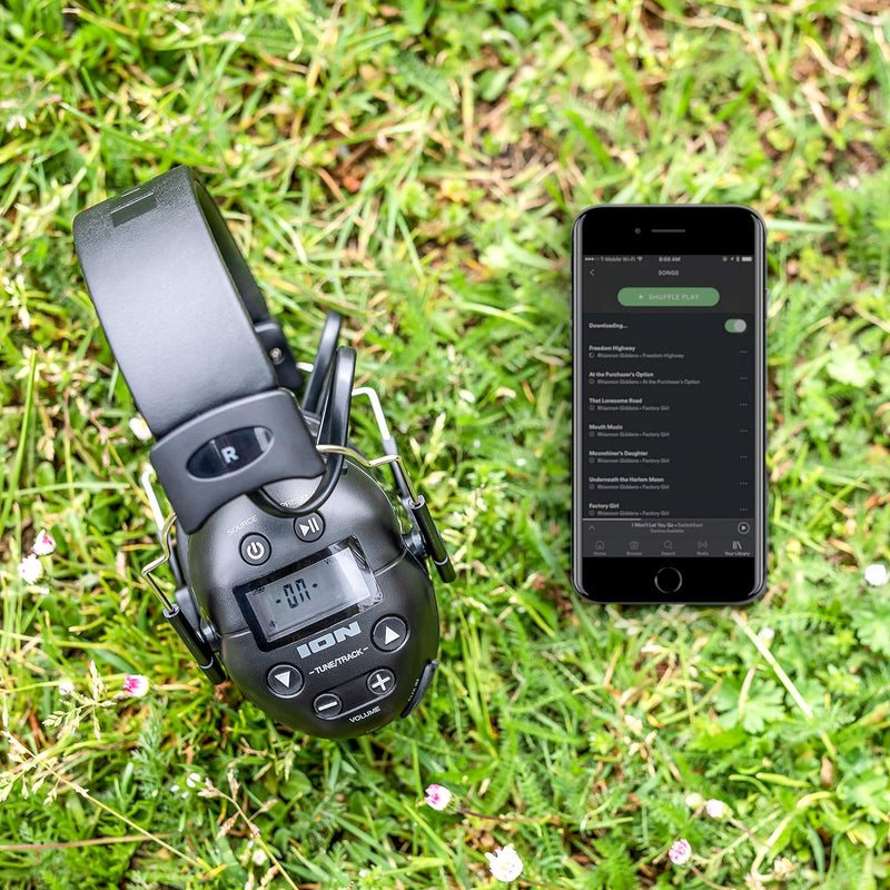 ION Audio Tough Sounds 2 – Gehörschutz mit Bluetooth und Radio, wetterfest, batteriebetrieben, 20 St