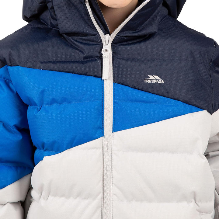 Trespass Boys Layout Waterproof Padded Casual Jacket 98 Hellgrau, 98 Hellgrau