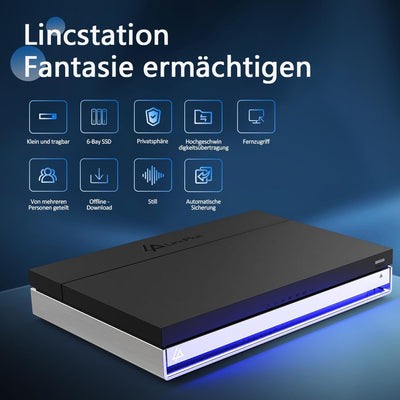 LincStation N1 6 Bay NAS Network Attached Storage Unterstützung 6x8TB SSD NAS Speicher Netzwerkspeic