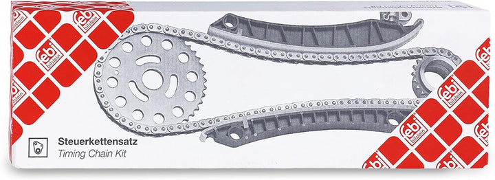 febi bilstein 30304 Steuerkettensatz für Nockenwelle, mit Gleitschienen und Kettenspanner , 1 Stück