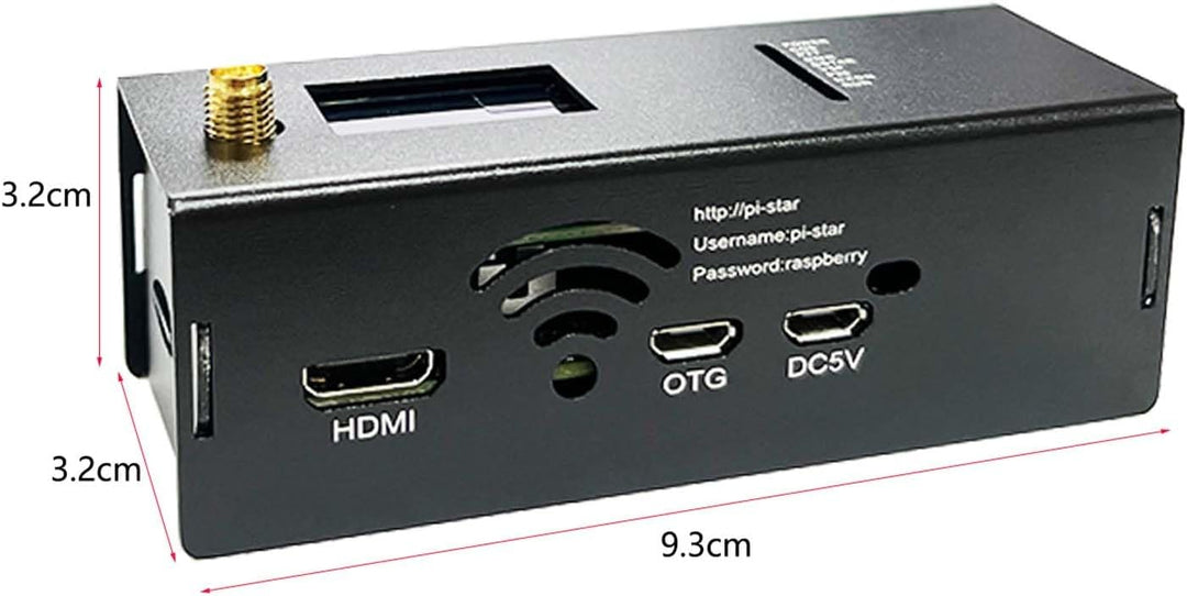 MM100 Upgraded MMDVM Hotspot Ethernet WLAN Port & WiFi DMR D-Star YSF P25 NXDN POCSAG Digital Voice