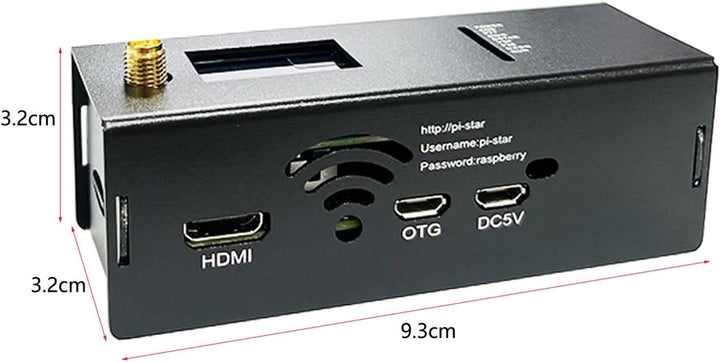 MM100 Upgraded MMDVM Hotspot Ethernet WLAN Port & WiFi DMR D-Star YSF P25 NXDN POCSAG Digital Voice