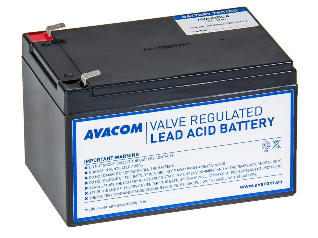 Ersatz für RBC4 – Akku für USV. Ersatzbatterie für APC: RBC4