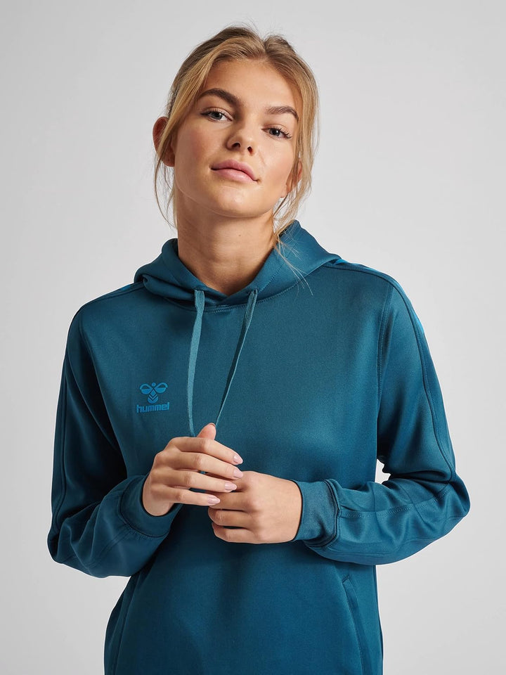 hummel Verstellbare Taille Kapuzenpullover Hmlcore Damen XS Blau, XS Blau