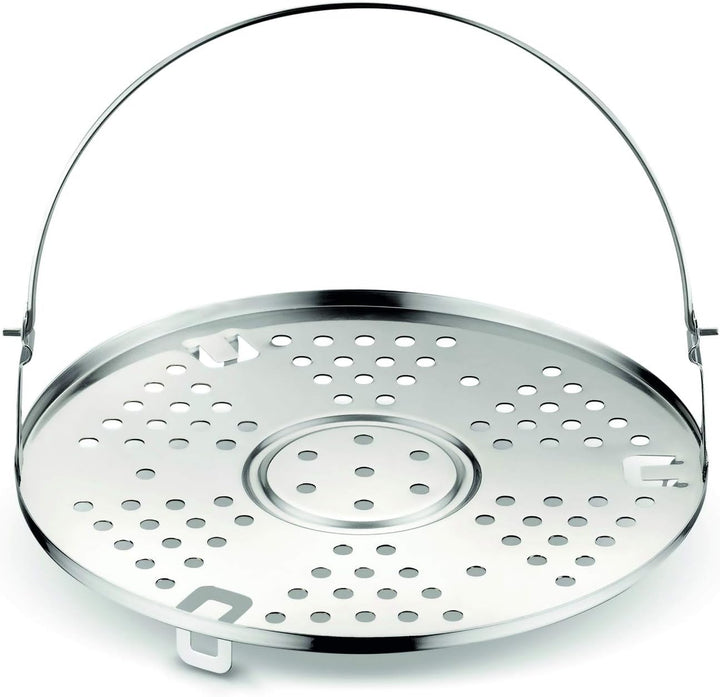 Lagostina Zubehör für Schnellkochtopf Grill, Edelstahl, Durchmesser 22 cm, Kapazität: 3,5/5/6/7/9 Li