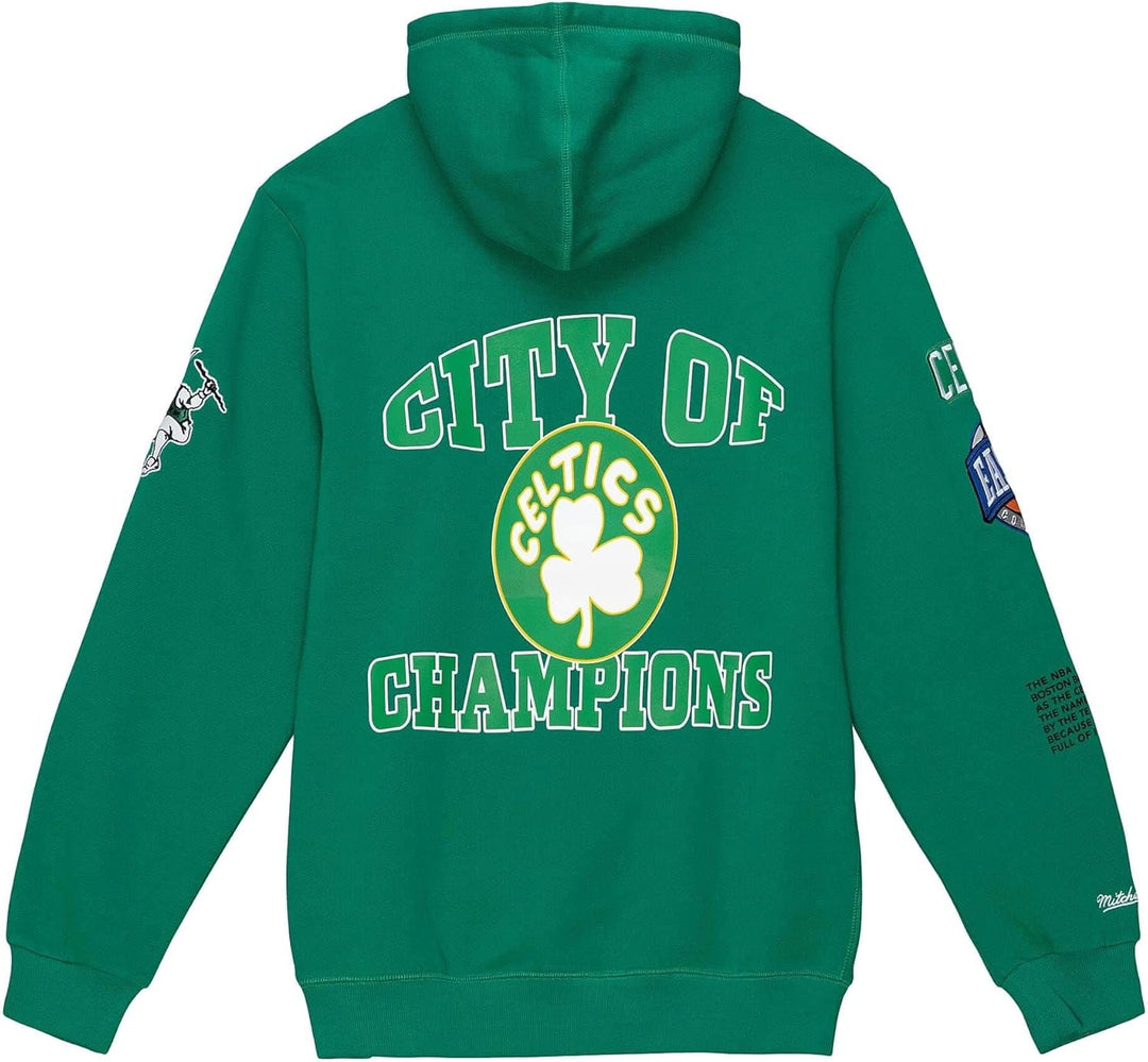 Mitchell & Ness (NBA/NFL/NCAA Team Origins Fleece Kapuzenpullover, Herren, Frauen, Kinder, Unisex, F