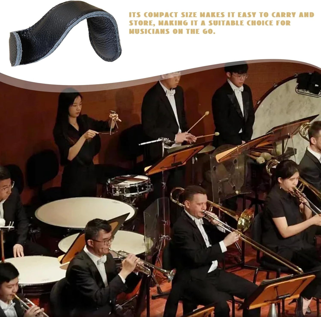 Trombones Trombone Accessoires, S-Form Posaune Grips Wrap-Stütze, Leder-Kee-resistente tragbare Hand