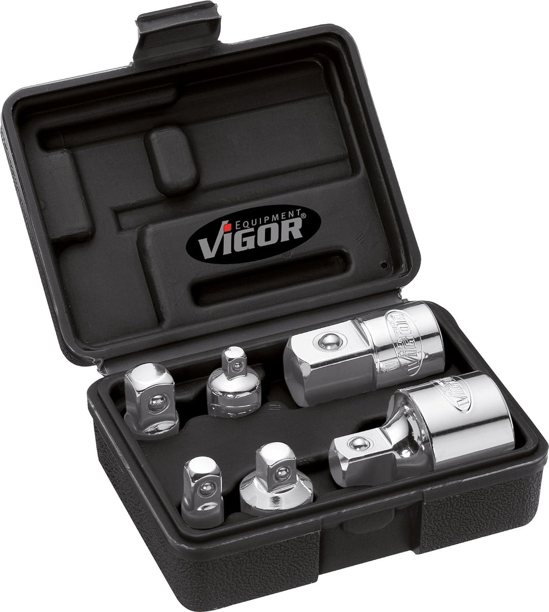 Vigor Adapter-Satz Vierkant-Antrieb (6,3 mm, 1/4 Zoll, 10 mm, 3/8 Zoll, 12,5 mm, 1/2 Zoll, 20 mm, 3/