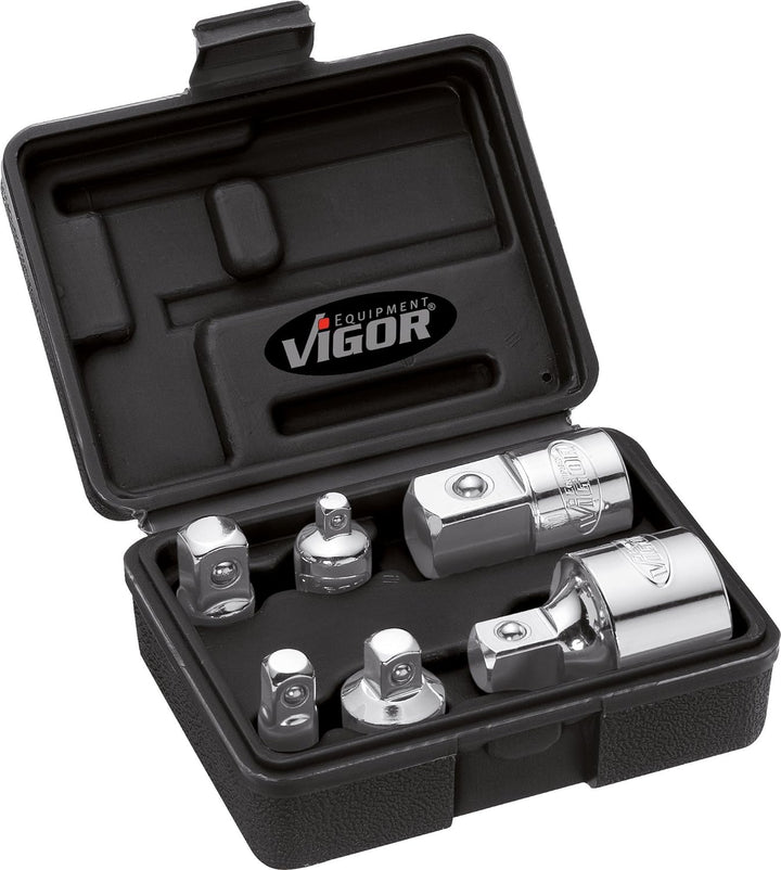 Vigor Adapter-Satz Vierkant-Antrieb (6,3 mm, 1/4 Zoll, 10 mm, 3/8 Zoll, 12,5 mm, 1/2 Zoll, 20 mm, 3/