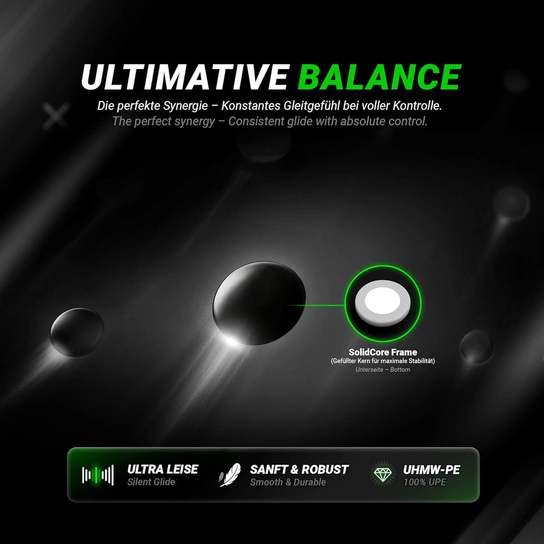 SensoryBoost ADS (d) Dot-Skates (UPE) Universelle Mausfüsse für Balance aus Tempo und Kontrolle auf