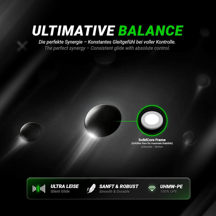 SensoryBoost ADS (d) Dot-Skates (UPE) Universelle Mausfüsse für Balance aus Tempo und Kontrolle auf