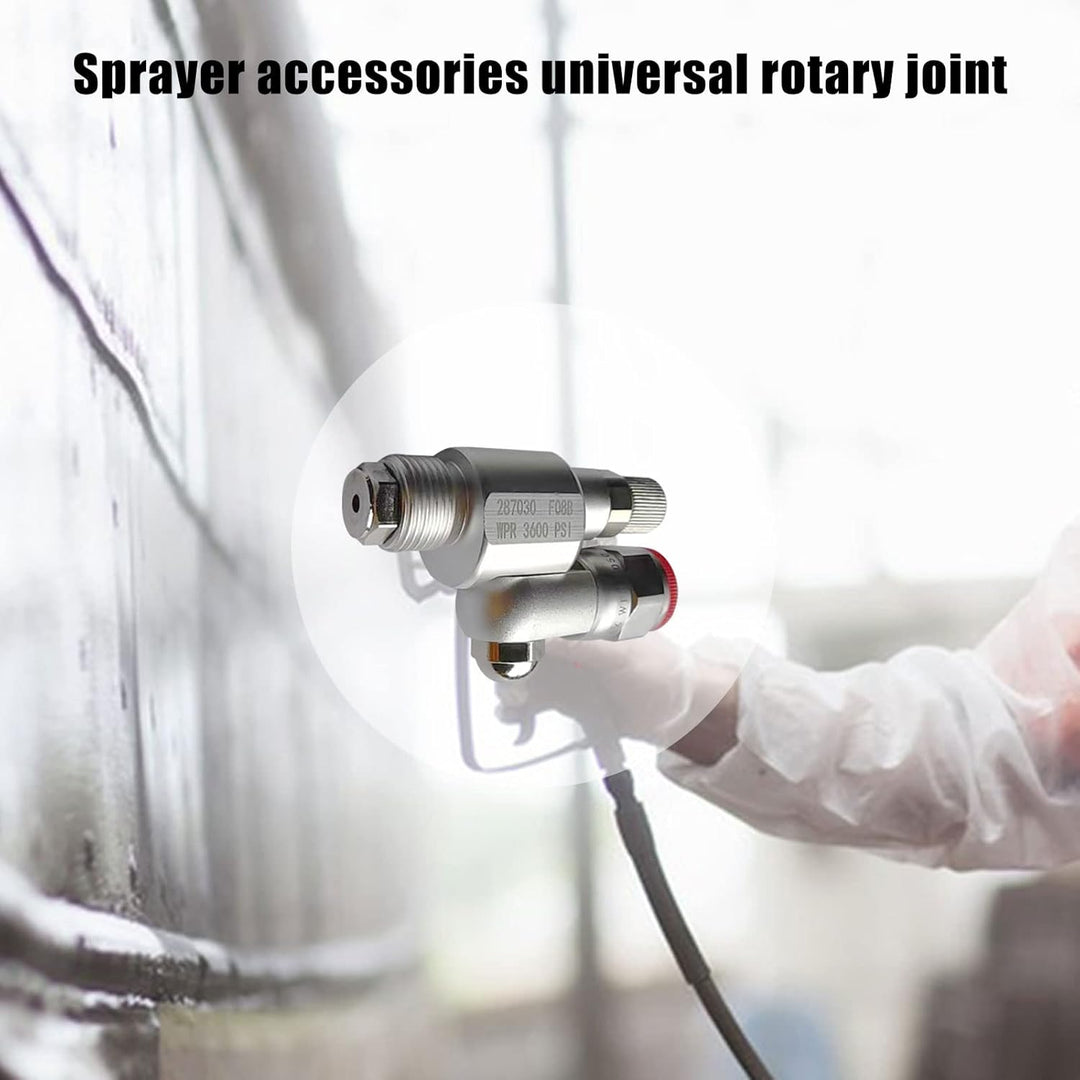 CleanShot Absperrventil mit Spitze, 287030 Airless Spray Adapter Gelenk für Airless Sprayer, Sprayer