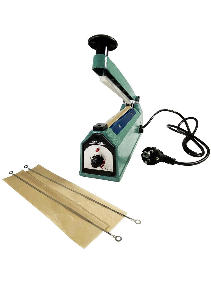 WELDINGER Folienschweissgerät FSG-200 Impulse Sealer 200 mm Arbeitsbreite Temperatur stufenlos regel