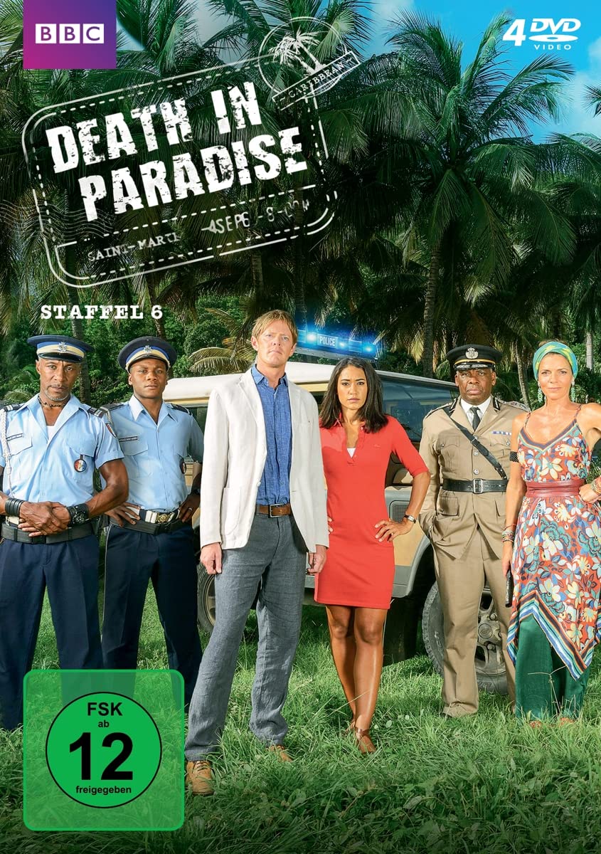 Death in Paradise - Staffel 6 (Ltd. Edition + Palmen-Getränkehalter) [4 DVDs], DVD