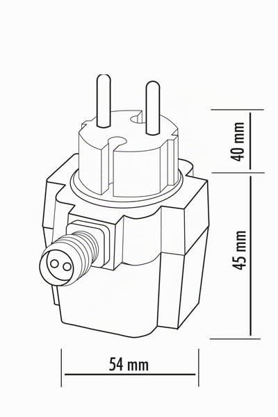12V-Trafo (10W) zu Quellstar600-LED für Zimmer- &amp; Gartenbrunnen
