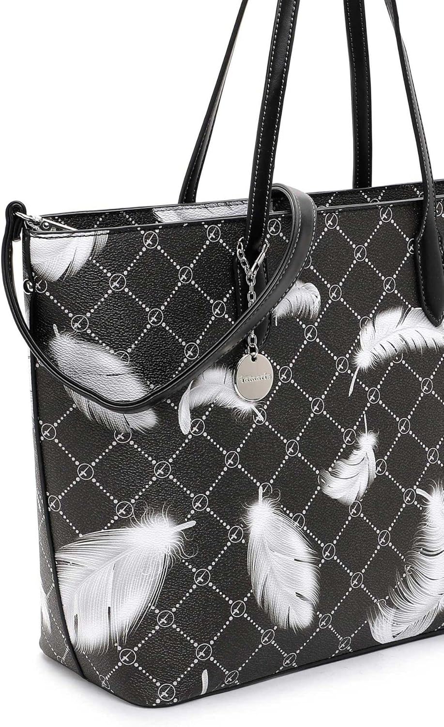 Tamaris Damen Handtasche 30107 Grösse: EU, Black-feather 193