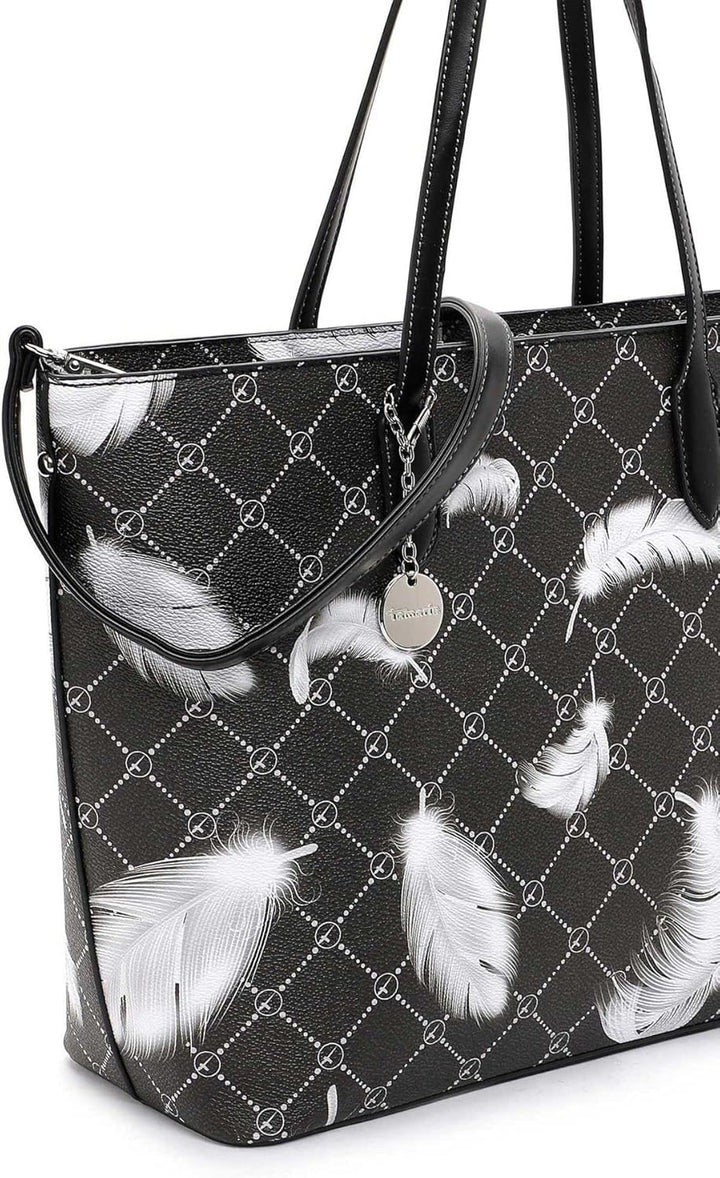 Tamaris Damen Handtasche 30107 Grösse: EU, Black-feather 193