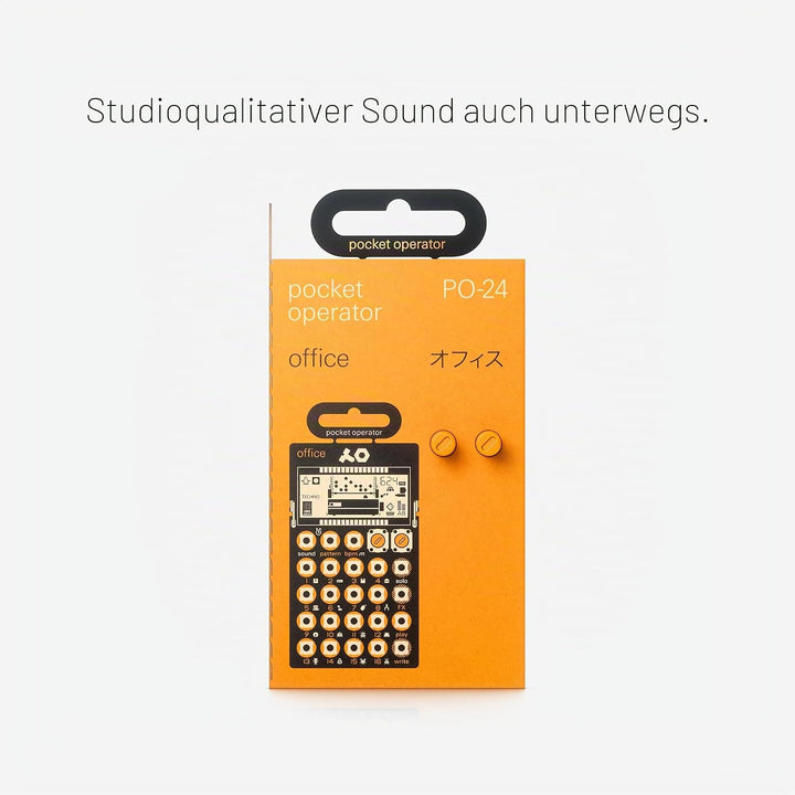 Teenage Engineering PO-24 office Noise Percussion Drumcomputer und Sequencer (Pocket Operator mit 16