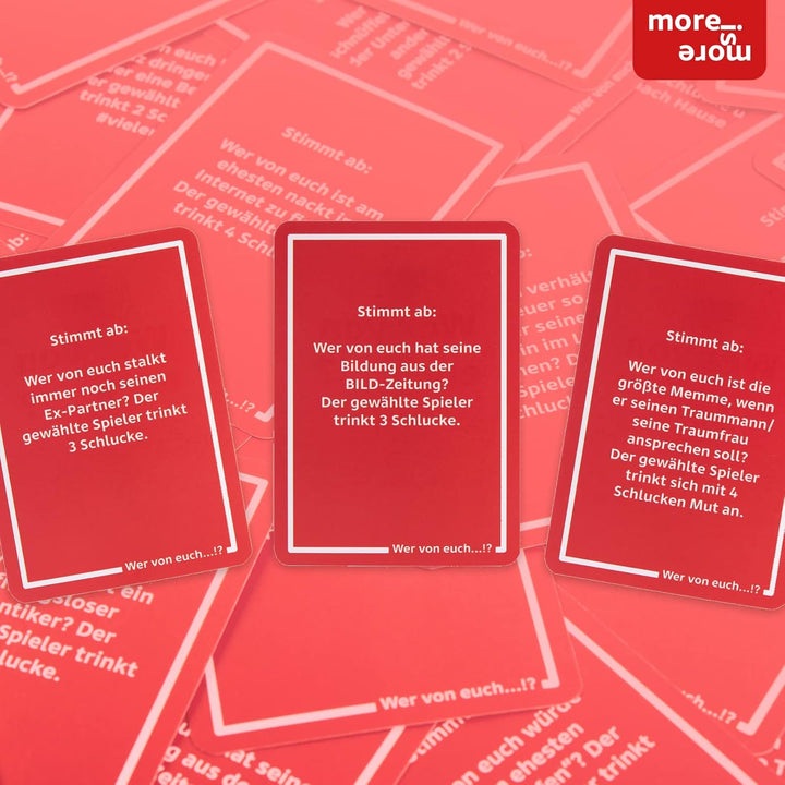 Wer von euch...!?® im Doppelpack - Die Rote und Weisse Edition im Bundle - die Trinkspiele, die das