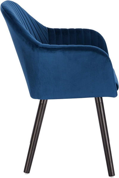 WOLTU 4er Set Esszimmerstühle Küchenstuhl Wohnzimmerstuhl Polsterstuhl Design Stuhl mit Armlehne Sam