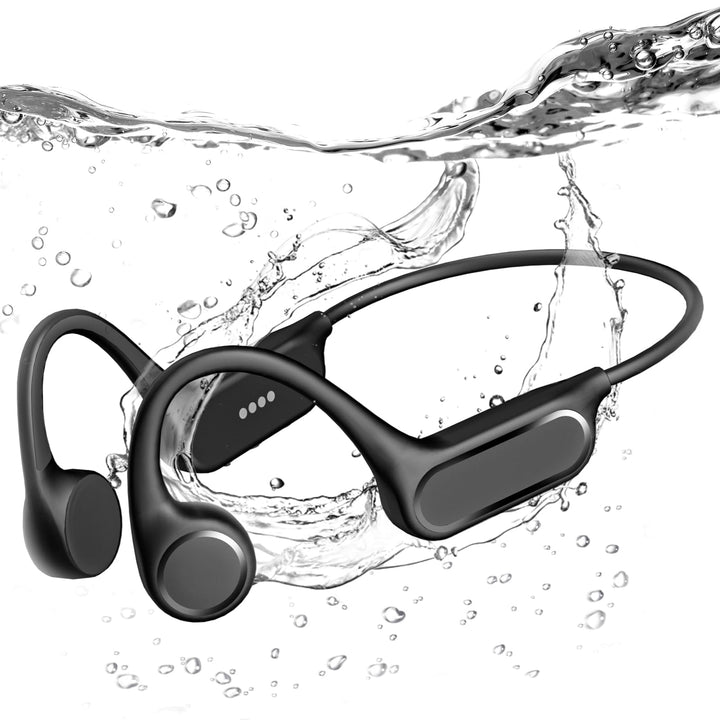 MANKIW Knochenschall Kopfhörer Schwimmen IP68, Unterwasser Sportkopfhören mit 32GB MP3 & Bluetooth 5