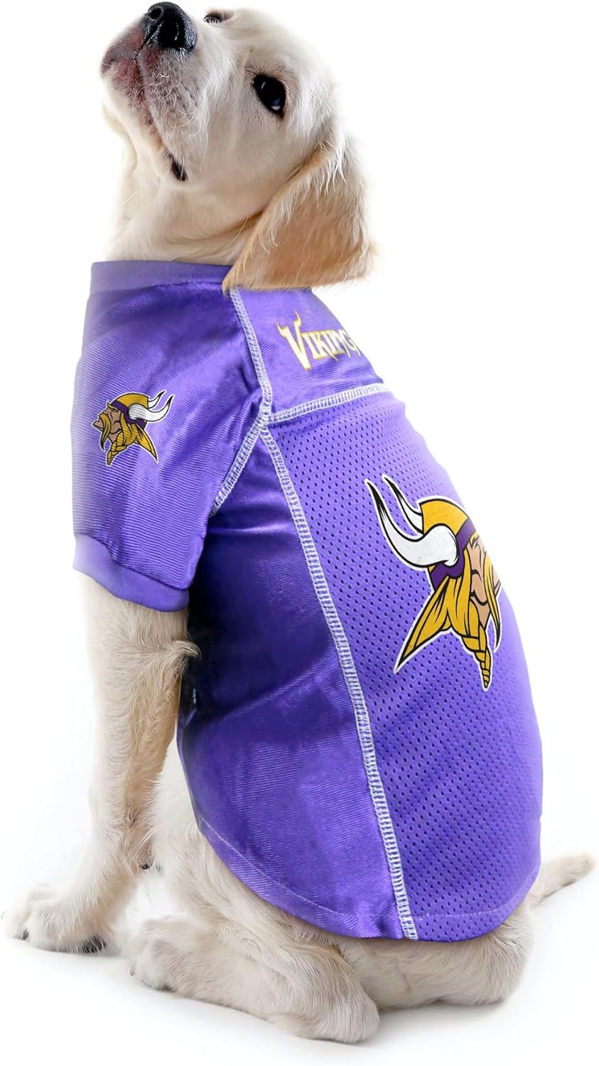 Littlearth NFL Basic Haustier-Trikots Minnesota Vikings Small, Medium