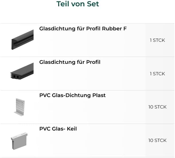 Sellon24® Ganzglasgeländer Glasgeländer Bodenprofil ALU aufgesetzte Bodenmontage Profil Aluminium el