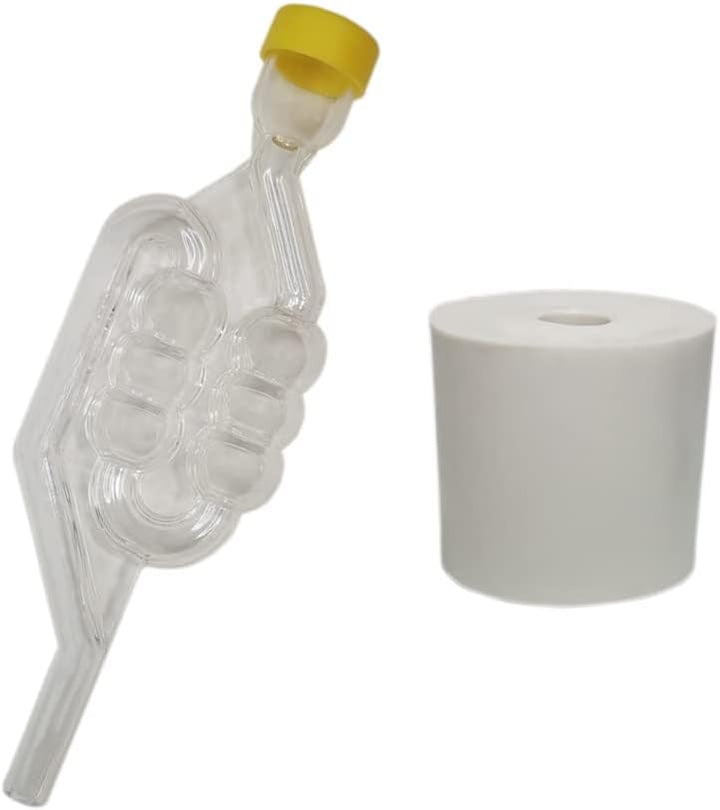 Demijohn 5 l (5000 ml) mit Schraubverschluss – Airlock, Bung Gärflasche Cider Carboy 1 Gallone, Wein