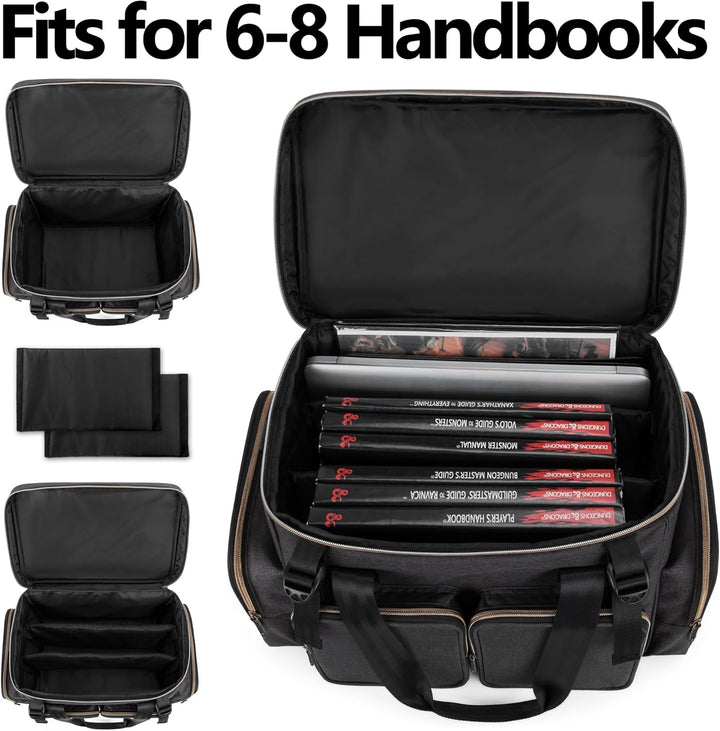 Trunab Tabletop RPG Adventurer's Bag Kompatibel mit Dungeons and Dragons, DND Gaming Travel Bag mit