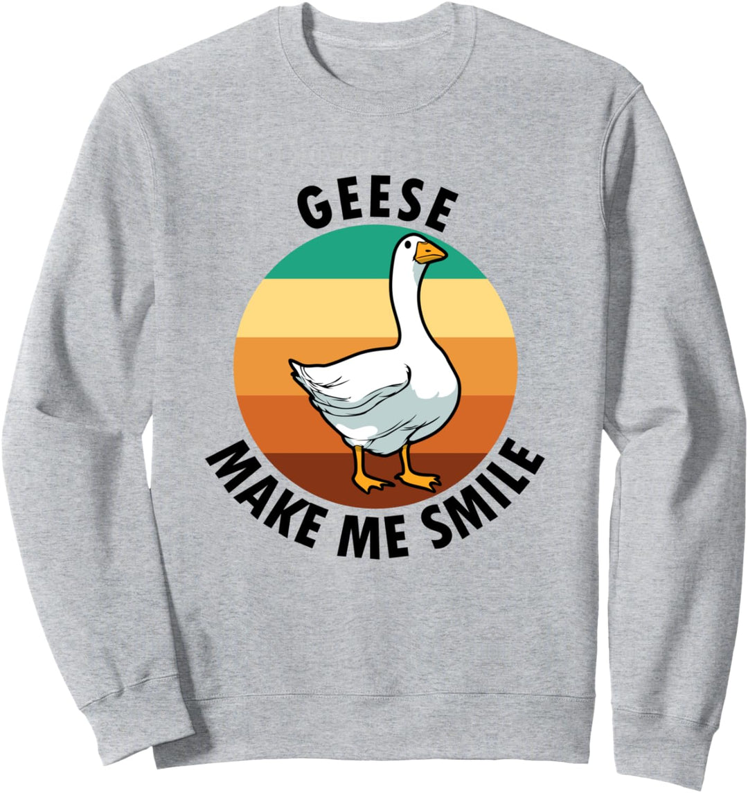 Gänse Vogel Wildlife Niedliches Tier Gans Sweatshirt