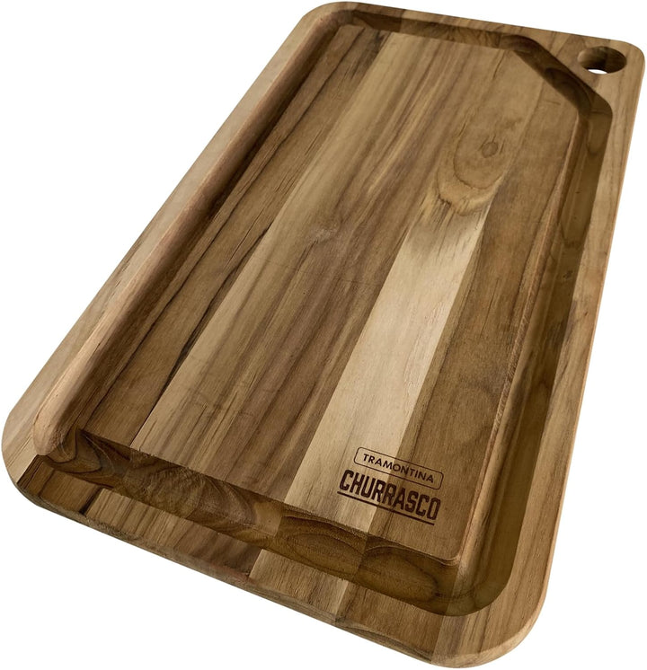Tramontina Schneidebrett aus Teakholz, 40 x 24 cm, 40