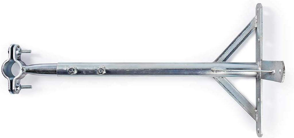 Nedis - Satelliten Wandhalterung - 300 mm - 900 mm - Stahl 32-42 mm | 550 mm Silber, 32-42 mm | 550