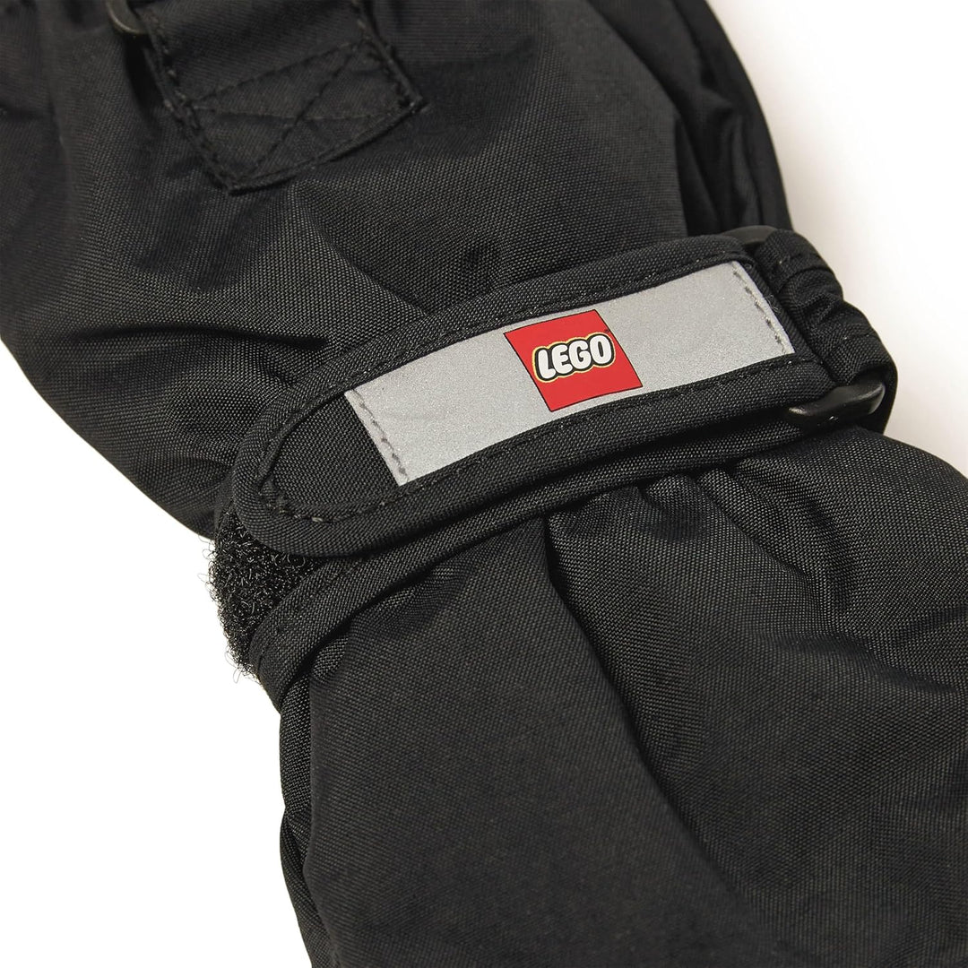 Kabooki Lego Handschuhe Kinder I Handschuhe Winter Nylon I Handschuhe Jungen und Mädchen 104 Schwarz