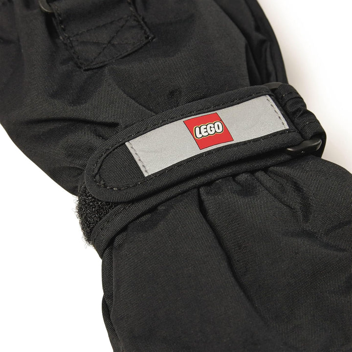 Kabooki Lego Handschuhe Kinder I Handschuhe Winter Nylon I Handschuhe Jungen und Mädchen 104 Schwarz