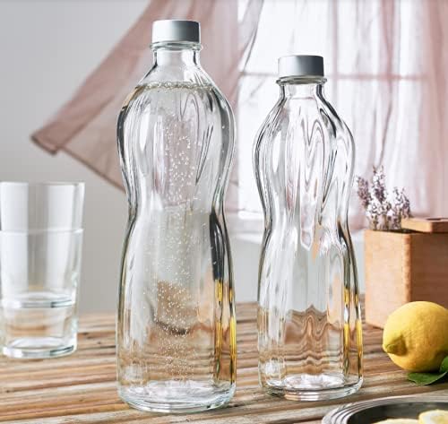 Bormioli BOR190091 Aqua Bottle Lt.1, Stainless Steel