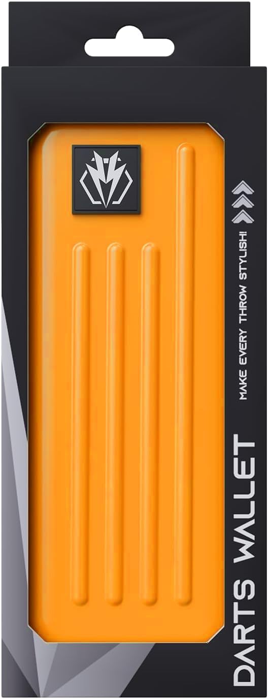 Dartkoffer für Stahl- oder Soft-Tip-dartpfeile, fasst 3 Darts und anderes Zubehör, mit eingebautem A