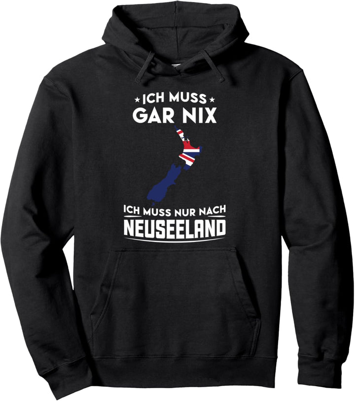 Neuseeland Flagge Reise Geschenk Pullover Hoodie