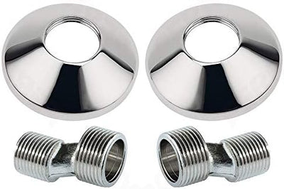 Wandarmatur Armatur für die Wand Einhandmischer mit Auslauf kurz 15cm Chrom
