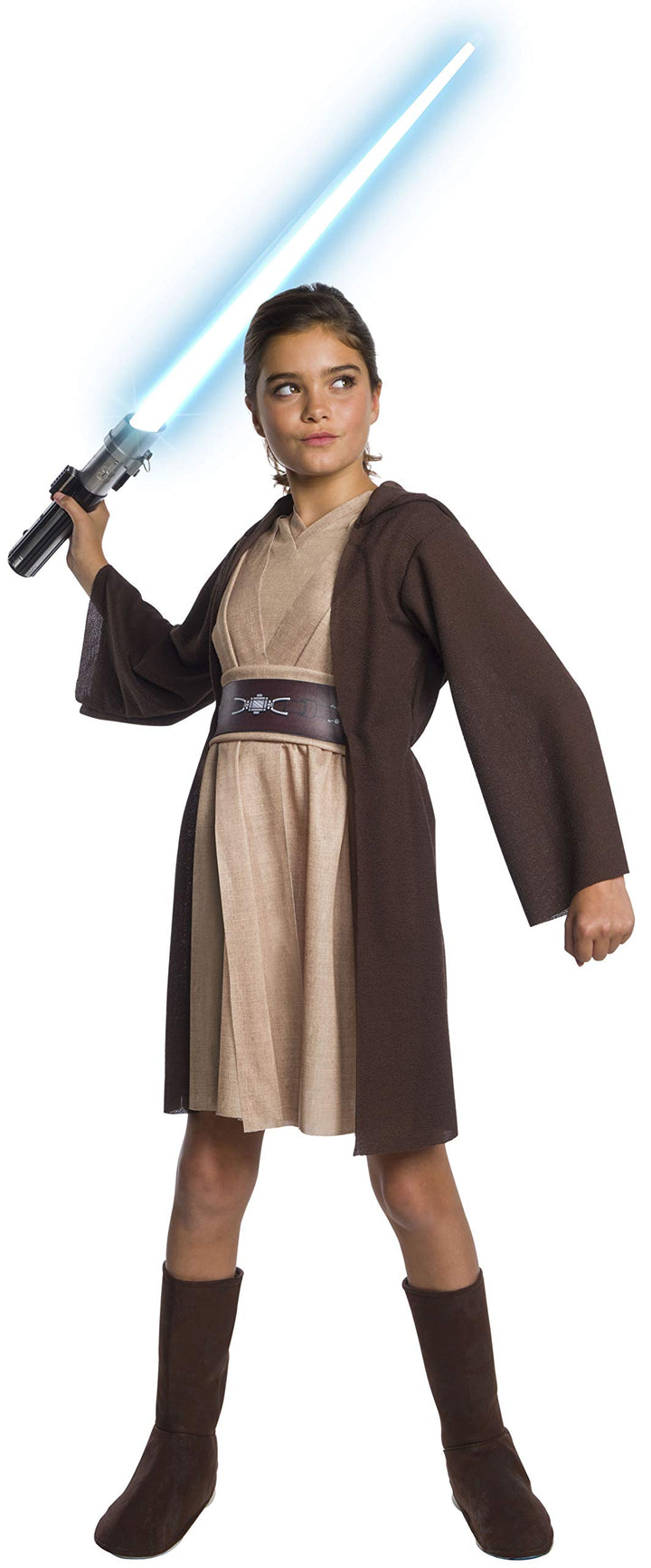 Rubie's Star Wars Star Wars Classic Kinder Deluxe Jedi Kapuzenkleid - Kostüm für Mädchen, S