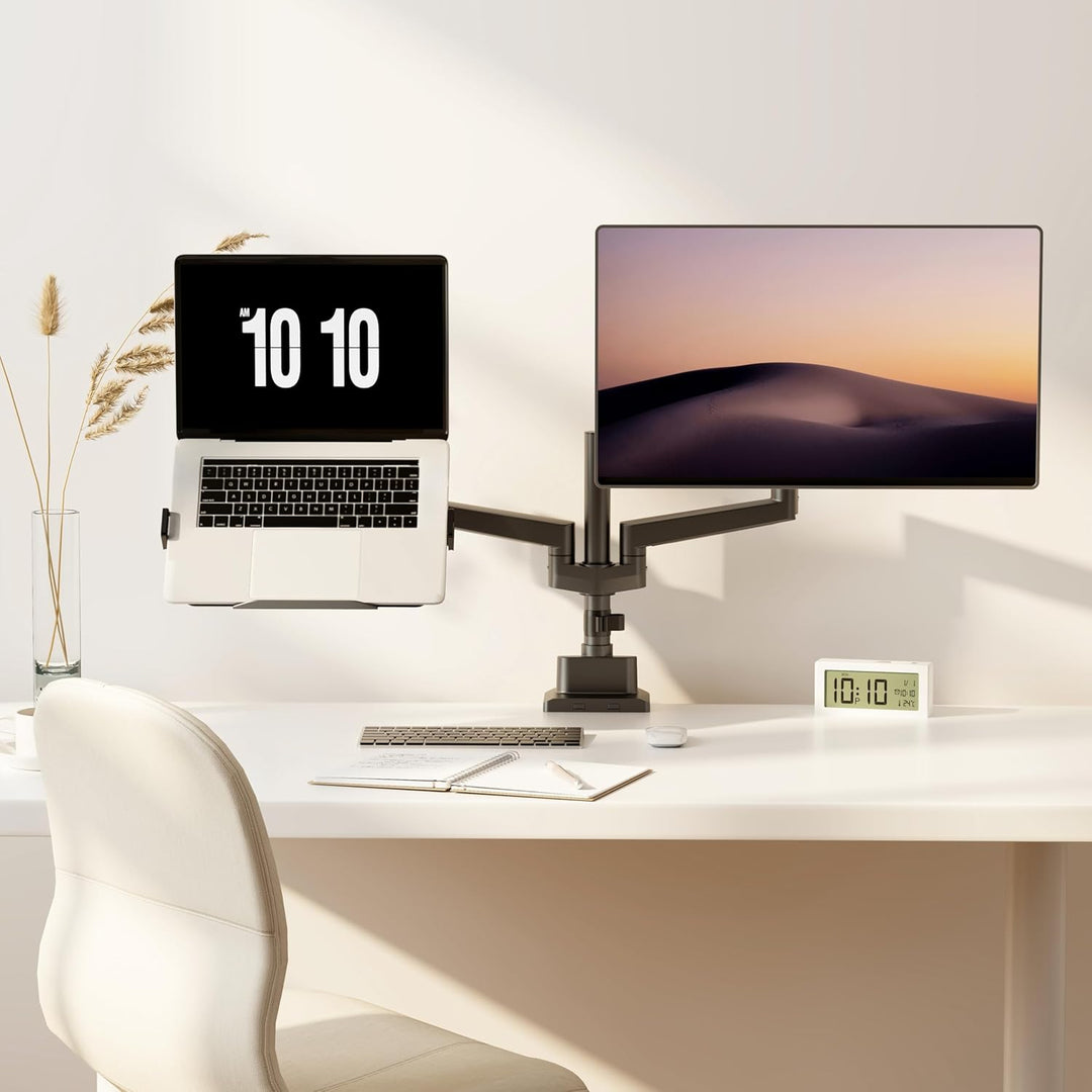 LogiLink BP0203 - Laptop Halterung für Monitorarme, passend für Geräte von 11,6–17,3", max. 9 kg