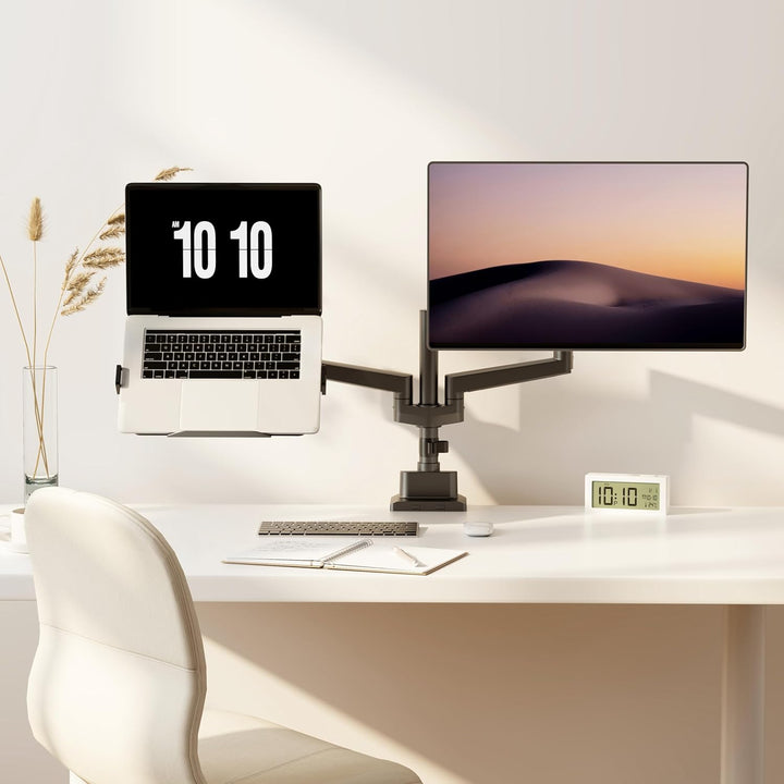 LogiLink BP0203 - Laptop Halterung für Monitorarme, passend für Geräte von 11,6–17,3", max. 9 kg