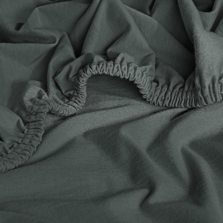 Erwin Müller Spannbettlaken Freising Elasthan-Jersey-Stretch anthrazit Grösse 180x200-200x220 cm- de