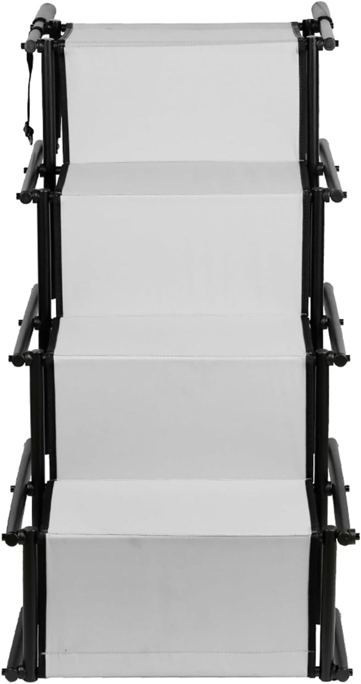 Homewell Hunderampe Auto Klappbar - Bis 70 kg Belastbar - Leicht zu Lagern - Treppe für Hunde mit Ve