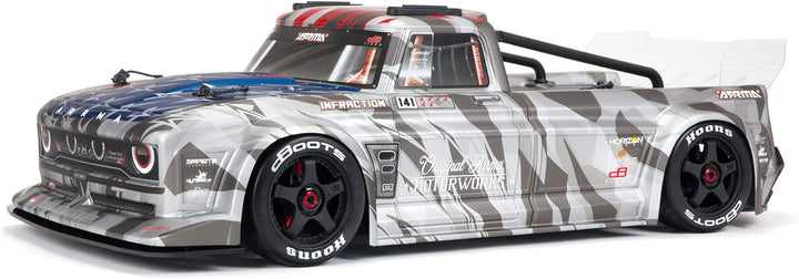 ARRMA 1/7 INTROCTION 6S BLX V2 All-Road RC LKW RTR (Sender und Empfänger enthalten, Batterien und La