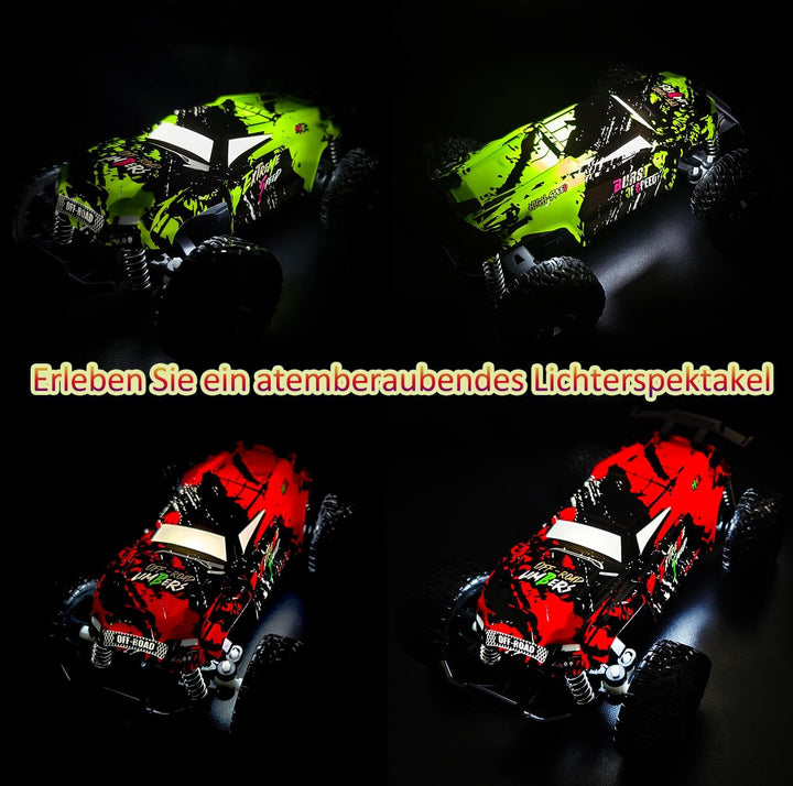 Ferngesteuertes Auto Kinder ab 3 4 5 6 8 Jahre, 1:18 Ferngesteuerter Monstertruck Ferngesteuert Mit